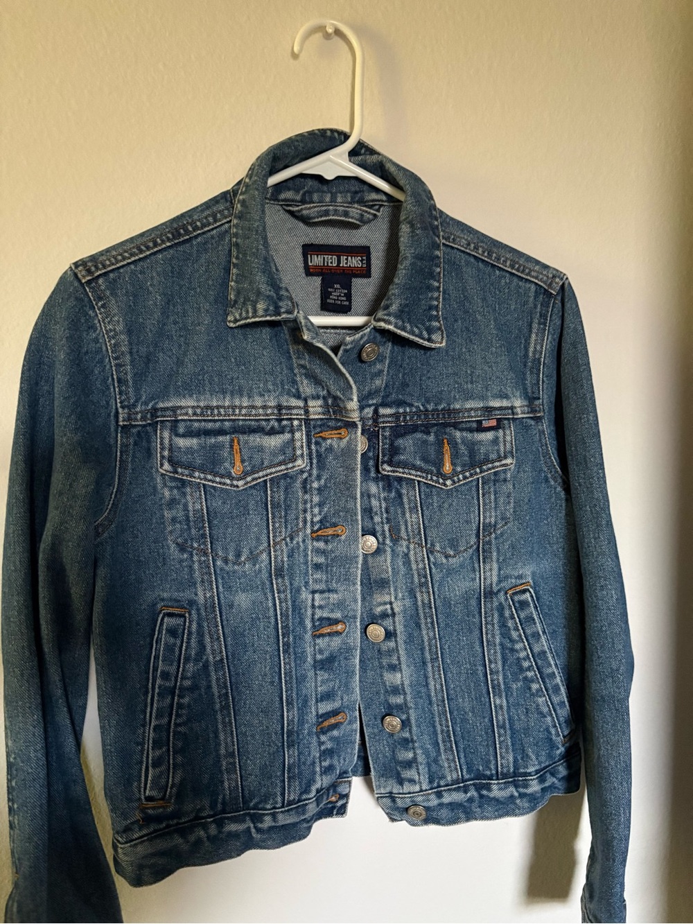 The Limited Blue Denim Jean Jacket